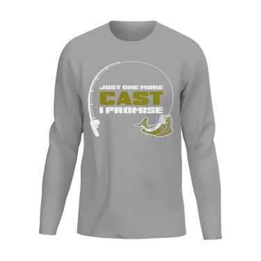 Just One More Cast Men Long Sleeve Shirt